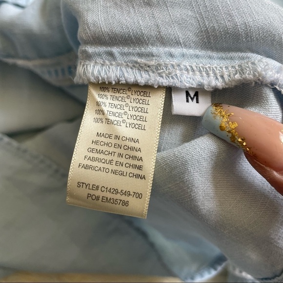 Cloth & Stone Light Blue Blouse - Picture 11 of 16